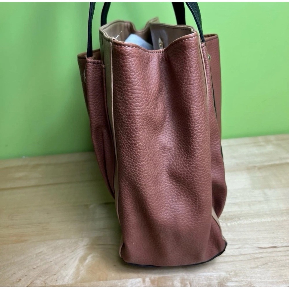 Relic Make Today Great Bag preppyOf Brown Snap Tote Purse Bag - Picture 5 of 11